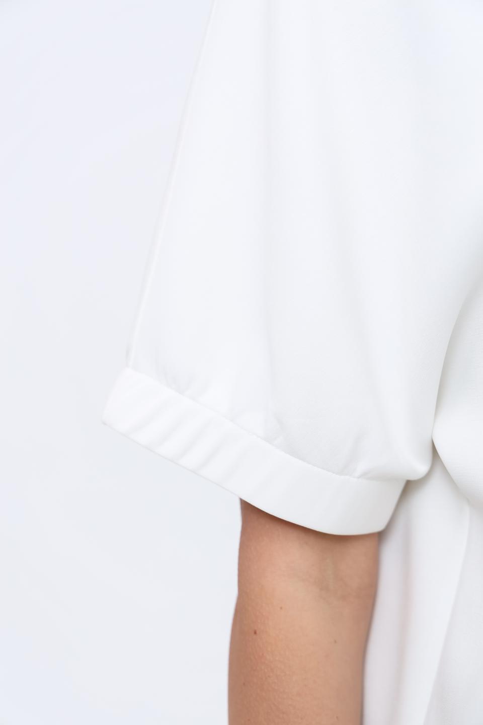 Футболка Pezzo белая с рукавами-фонариками