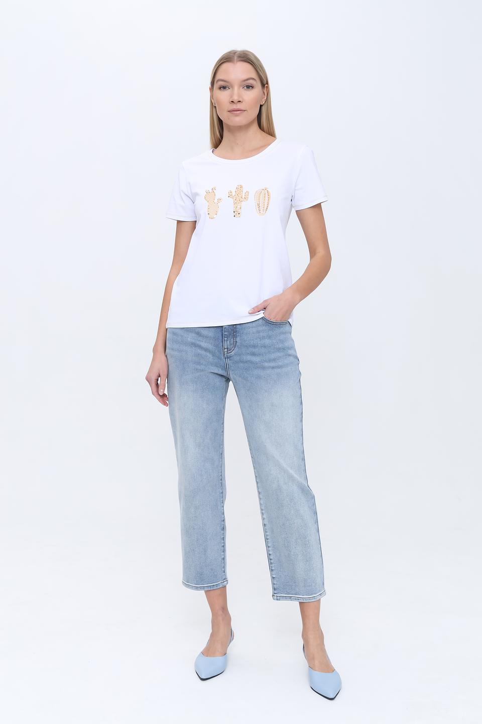 Футболка Pezzo с кактусами