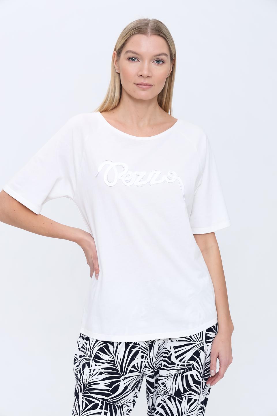 Футболка Pezzo с логотипом белая