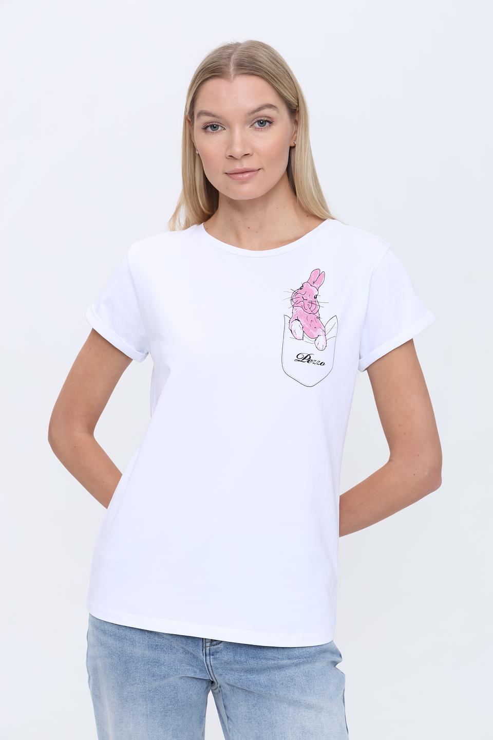 Футболка Pezzo с зайцем
