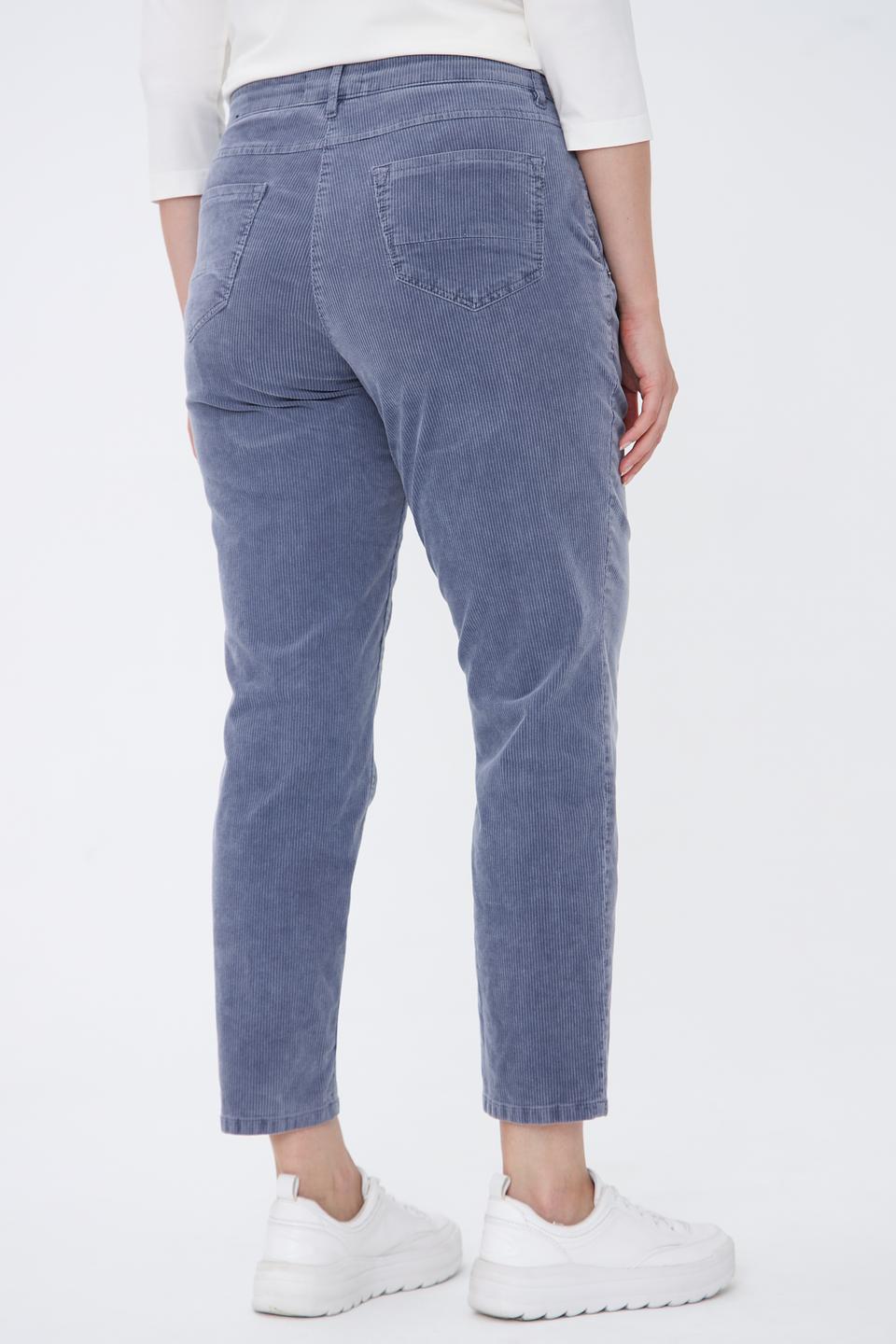 Брюки Toni collection вельветовые серые