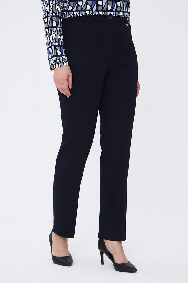 Брюки Relaxed by Toni прямые, темно-синие