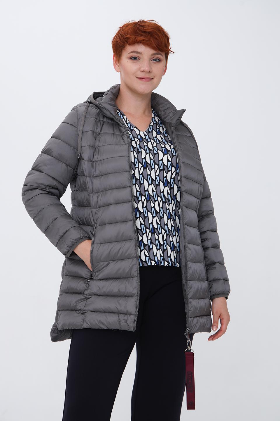 Куртка Lebek стеганая серая