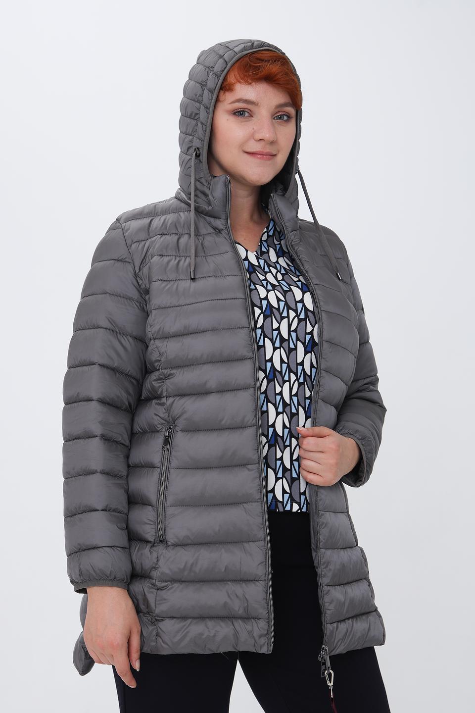 Куртка Lebek стеганая серая