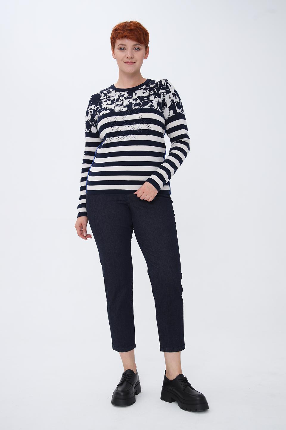 Джинсы Rabe collection узкие тёмно-синие