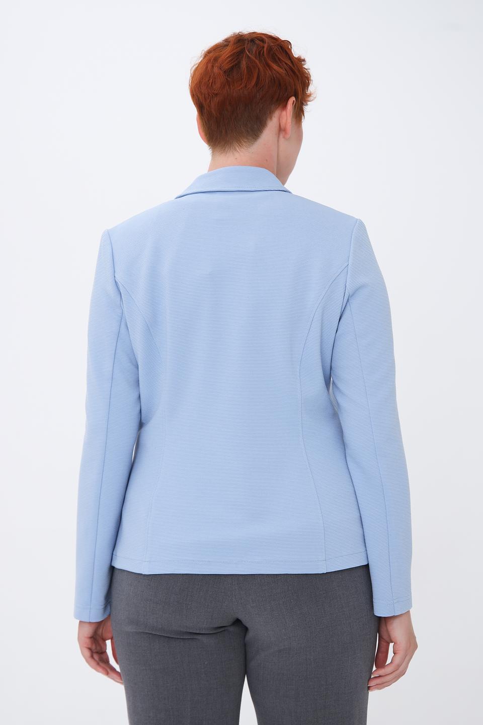 Жакет Lebek голубой приталенный