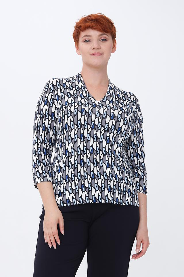 Блуза Lebek с геометрическим принтом