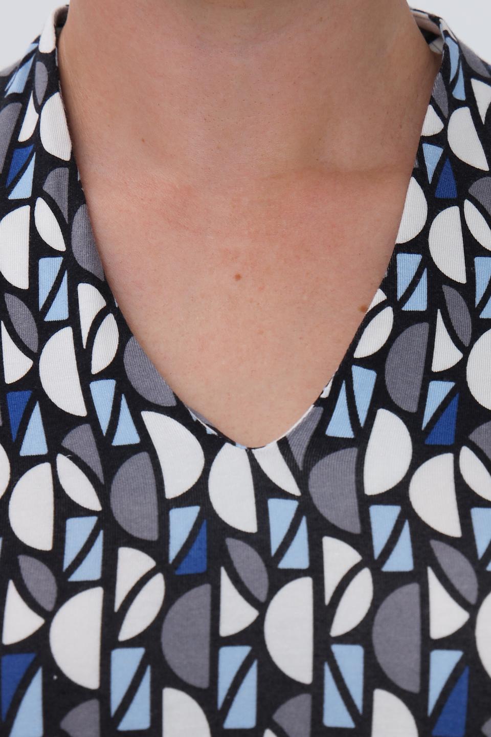 Блуза Lebek с геометрическим принтом