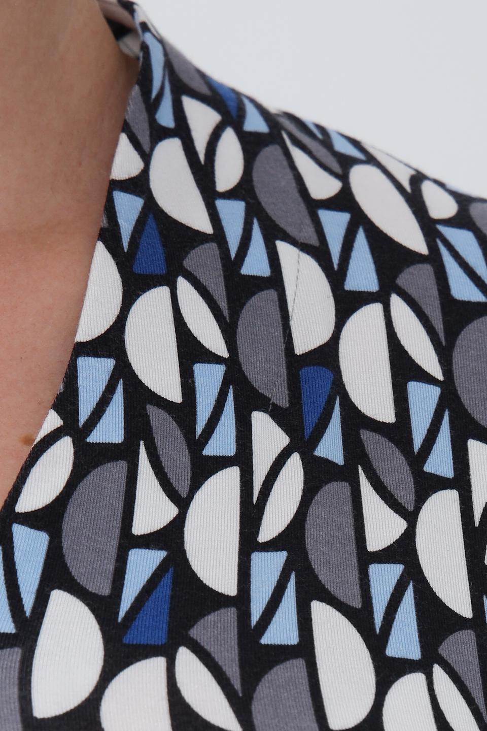 Блуза Lebek с геометрическим принтом