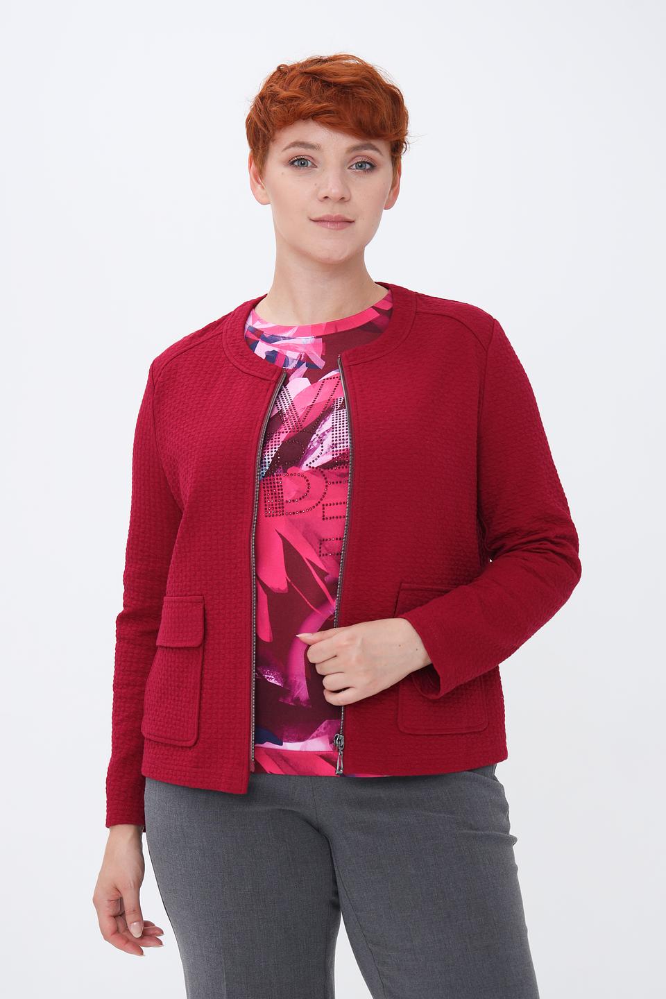 Жакет Rabe collection бордовый