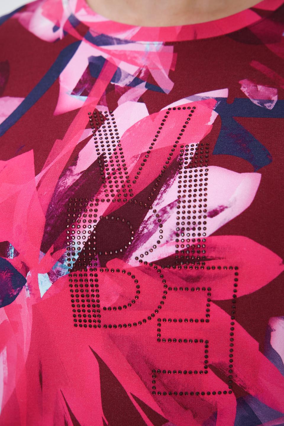 Пуловер Rabe collection с цветочным принтом