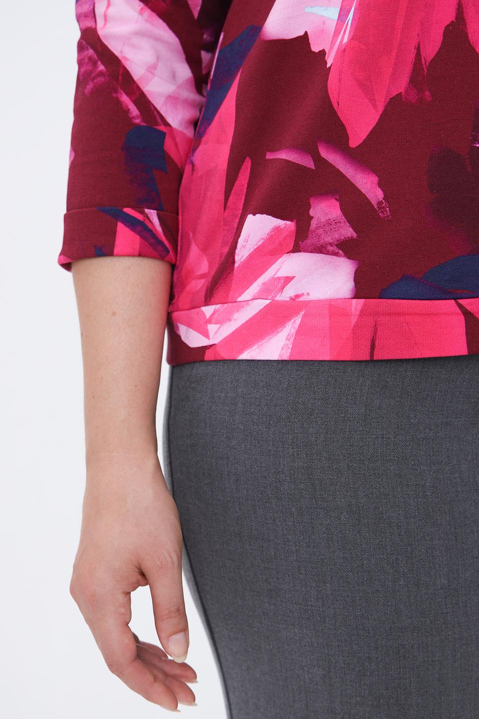 Пуловер Rabe collection с цветочным принтом