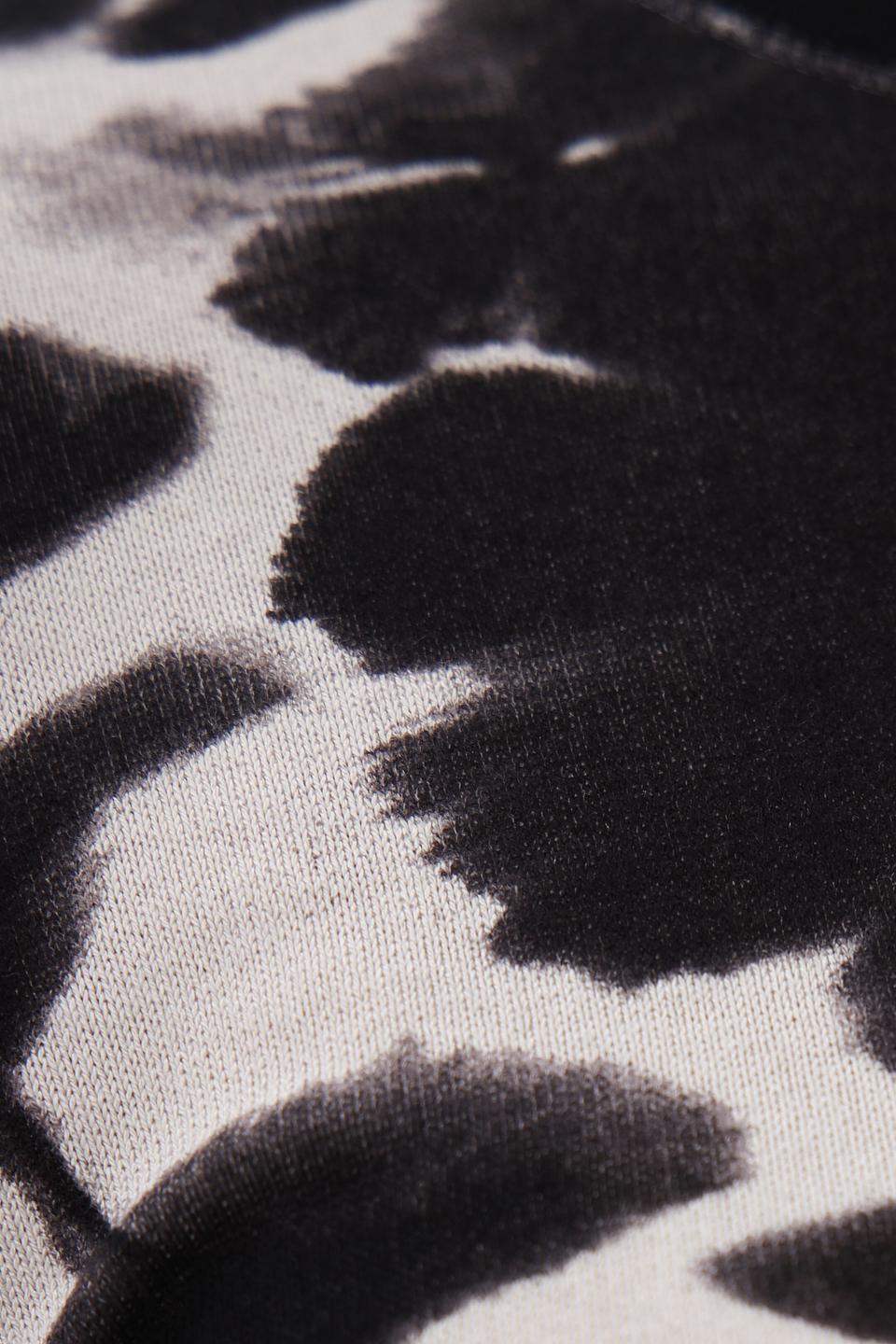 Пуловер Lecomte с цветочным принтом