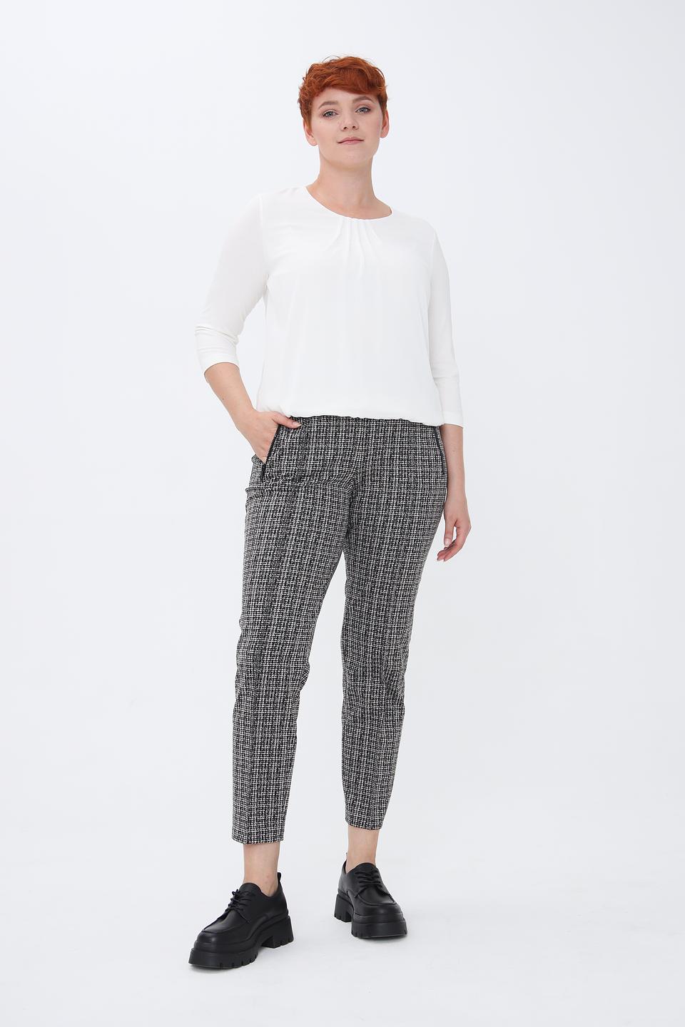 Брюки Lecomte в клетку