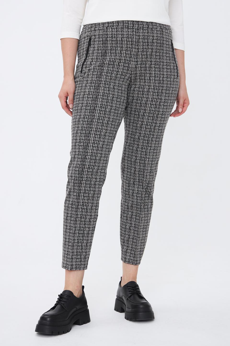 Брюки Lecomte в клетку