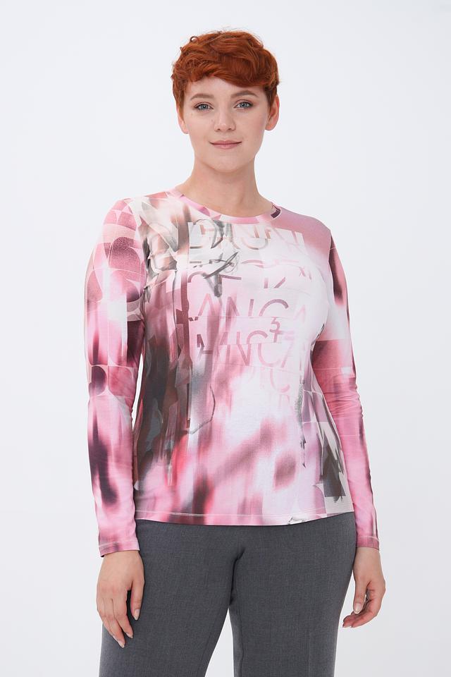 Лонгслив Lecomte с абстрактным принтом