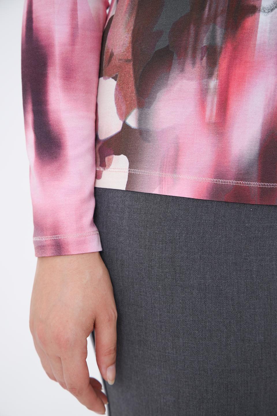 Лонгслив Lecomte с абстрактным принтом