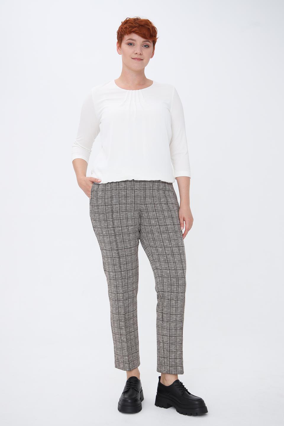Брюки Lecomte в клетку