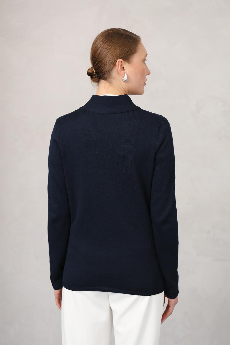 Жакет Olsen стеганый тёмно-синий