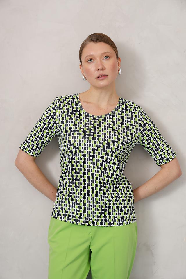 Футболка Olsen с геометрическим принтом