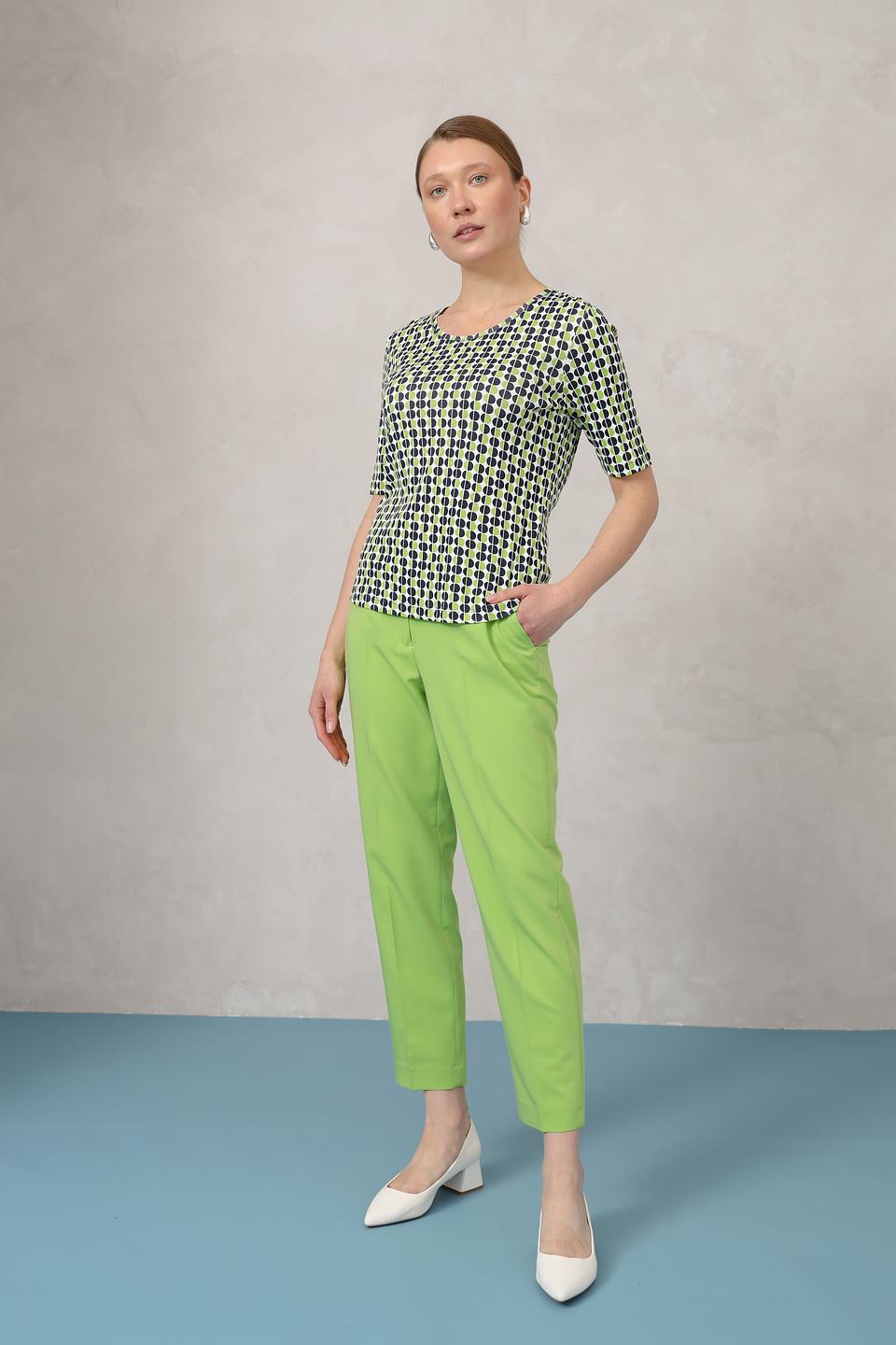 Футболка Olsen с геометрическим принтом