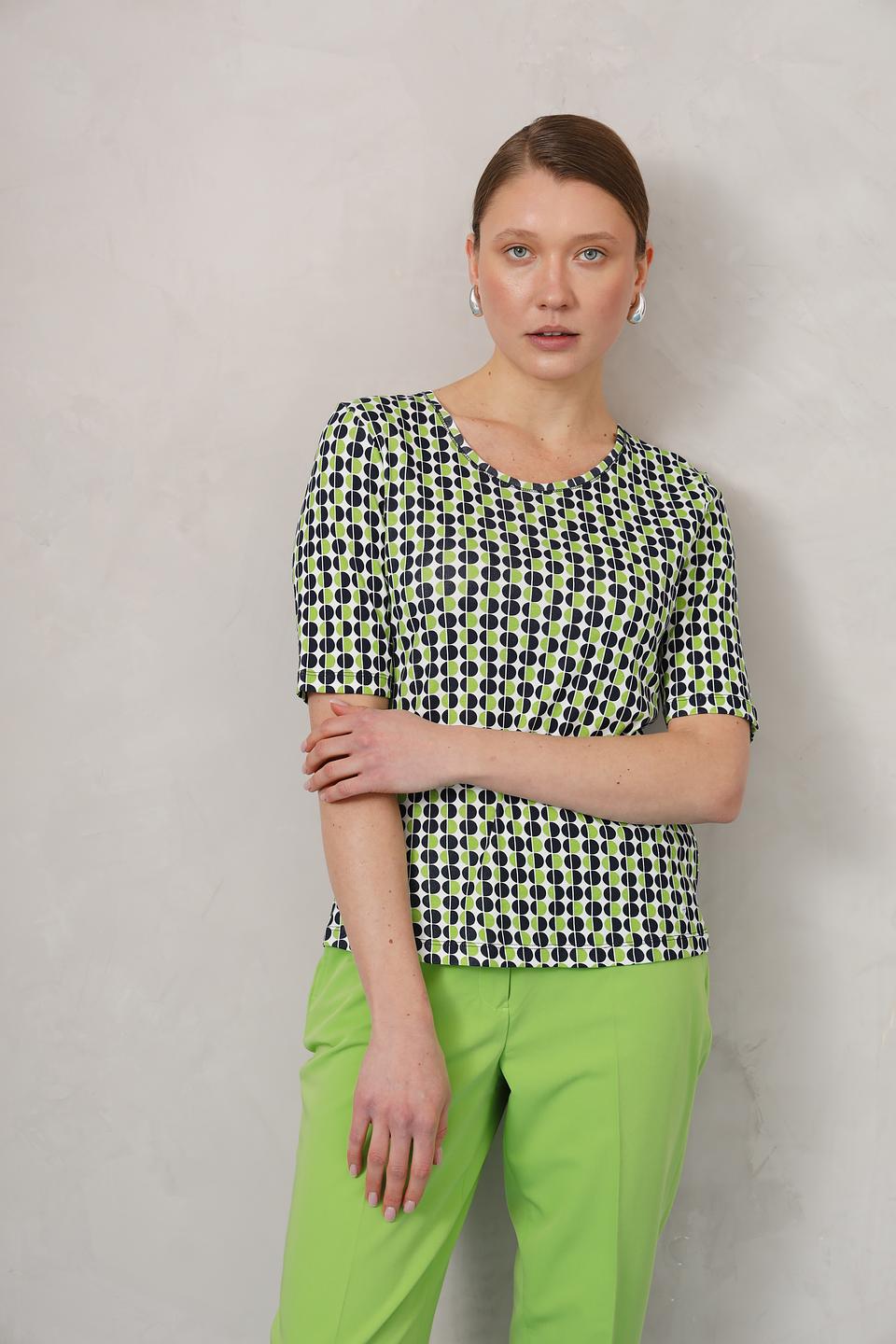 Футболка Olsen с геометрическим принтом