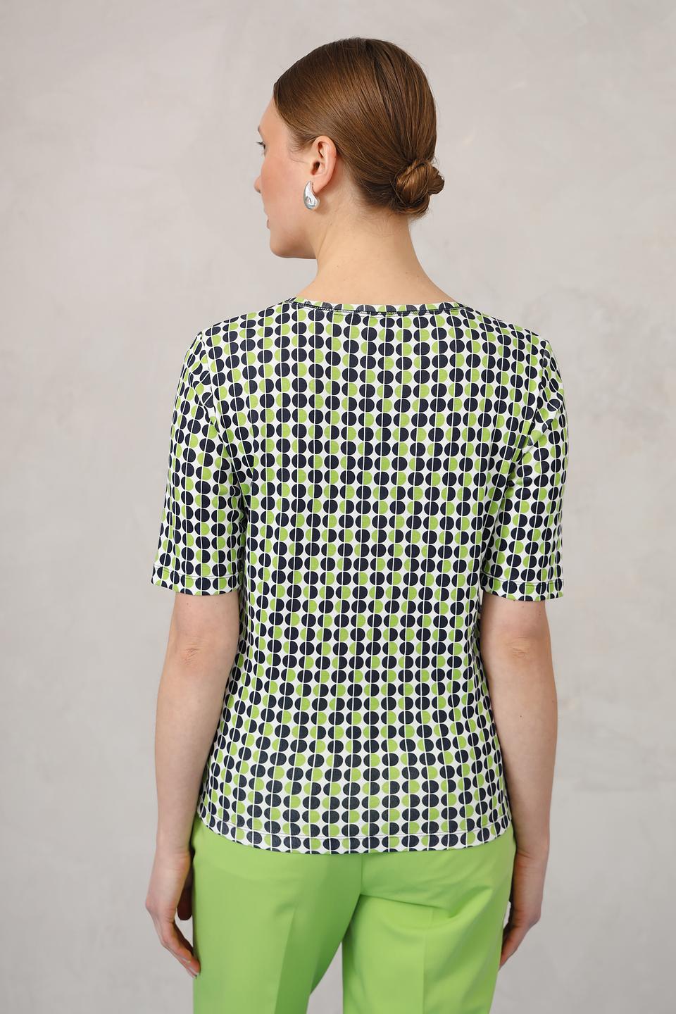 Футболка Olsen с геометрическим принтом