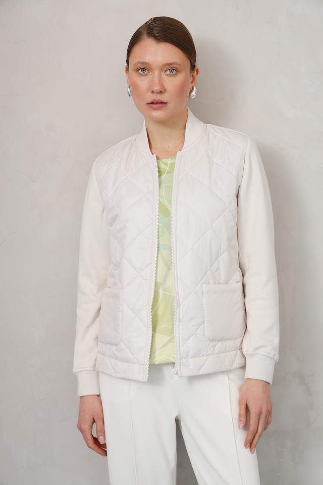 Жакет Olsen стеганый бежевый