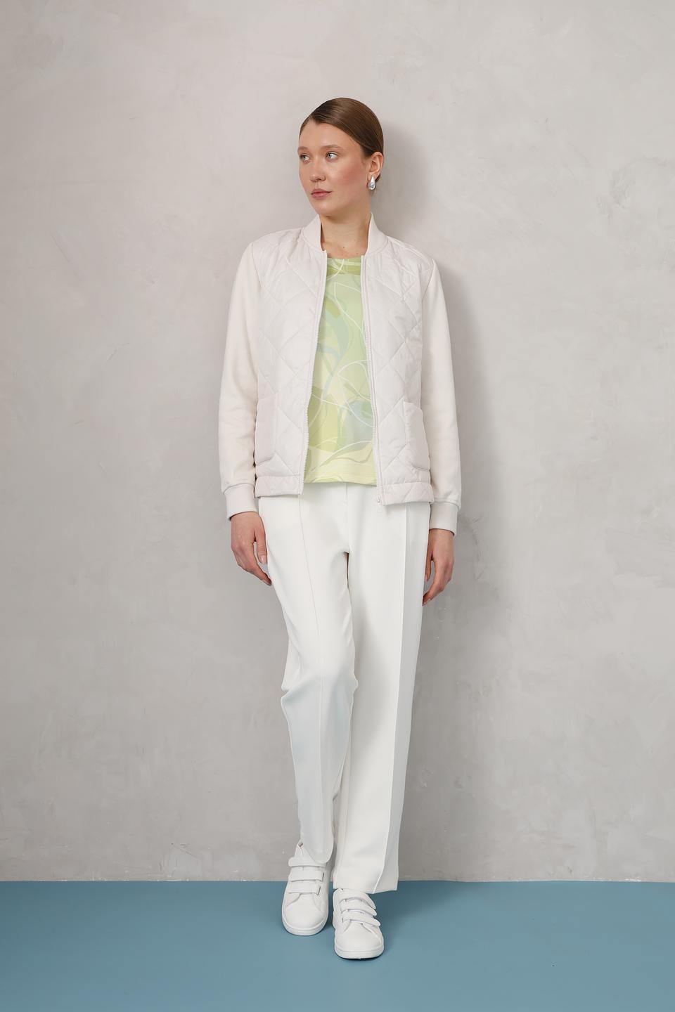 Жакет Olsen стеганый бежевый