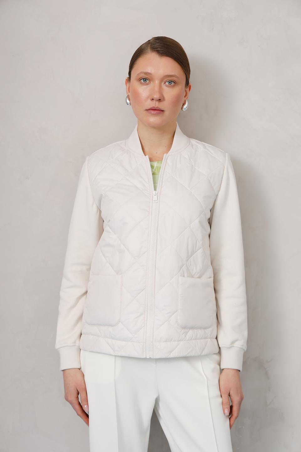 Жакет Olsen стеганый бежевый