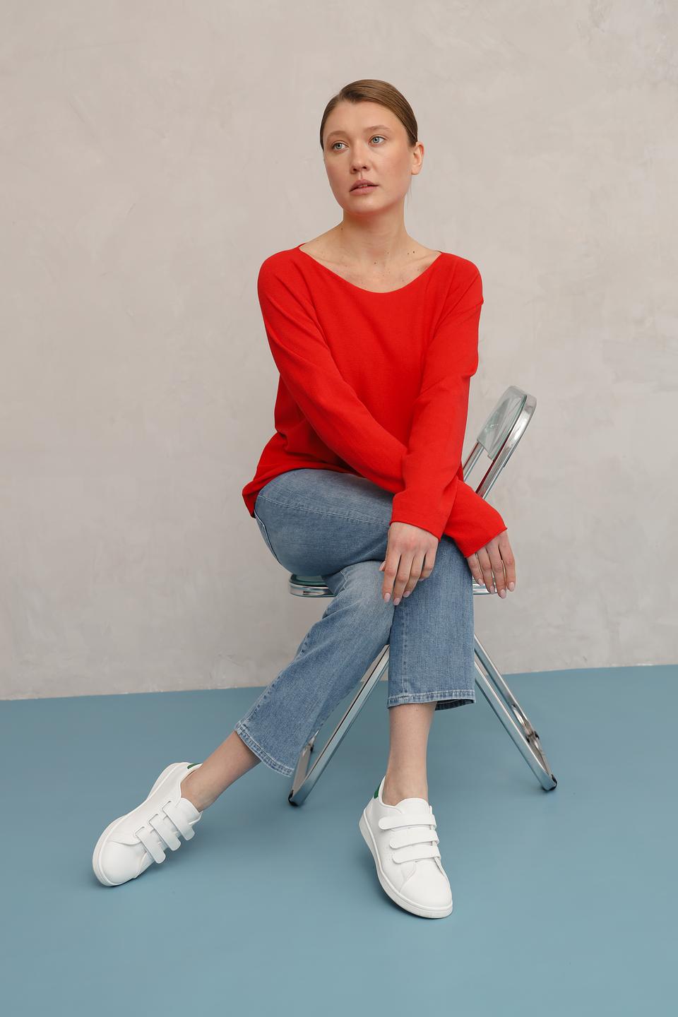 Пуловер Rich and Royal красный