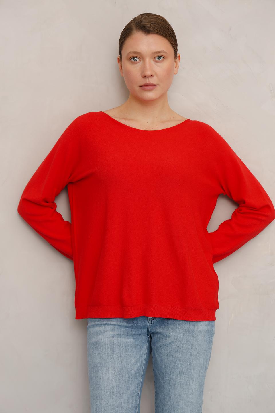 Пуловер Rich and Royal красный