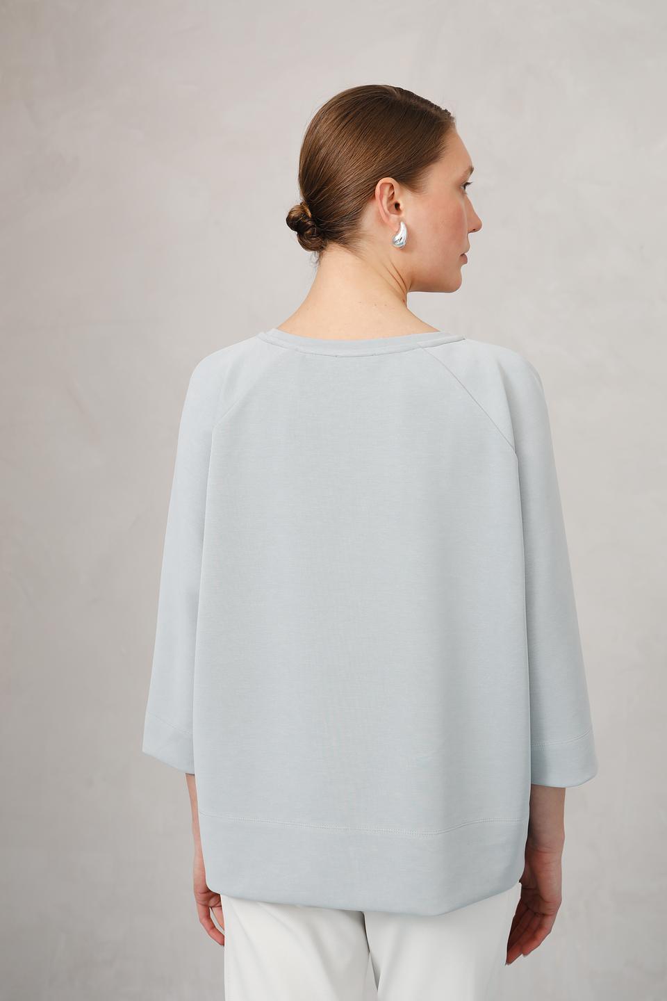 Пуловер Rich and Royal голубой