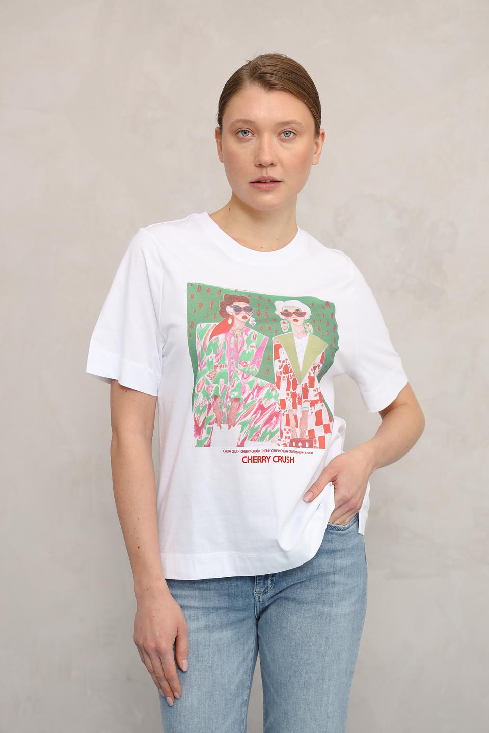 Футболка Rich and Royal с принтом Cherry Crush