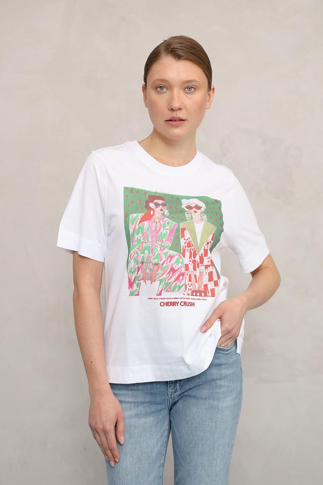 Футболка Rich and Royal с принтом Cherry Crush