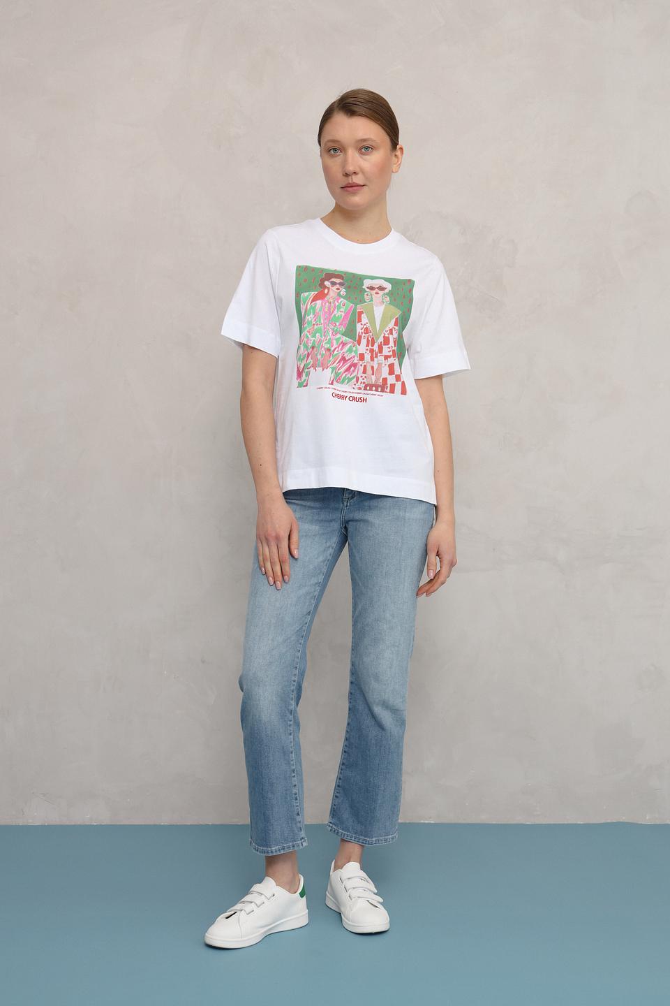 Футболка Rich and Royal с принтом Cherry Crush