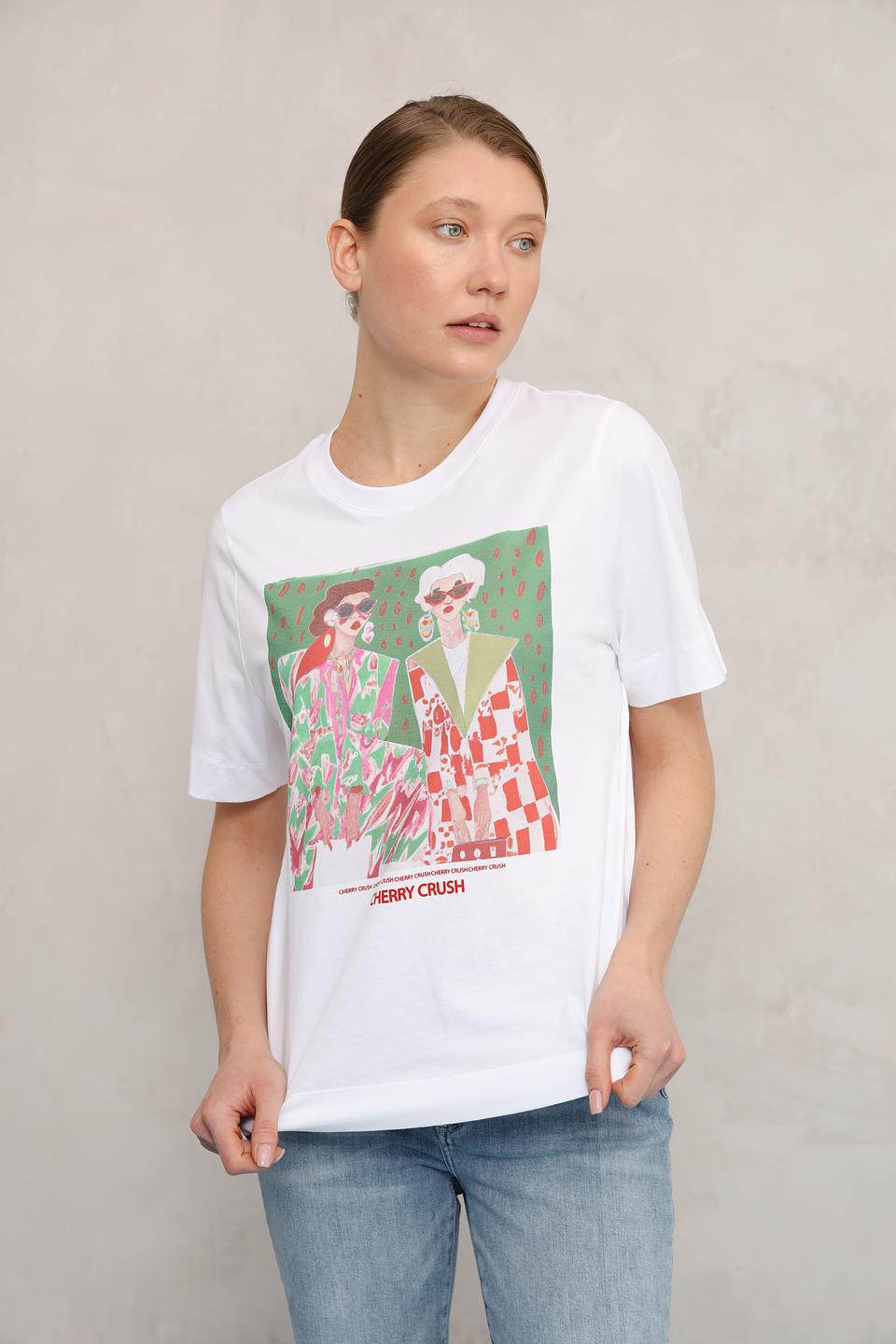Футболка Rich and Royal с принтом Cherry Crush