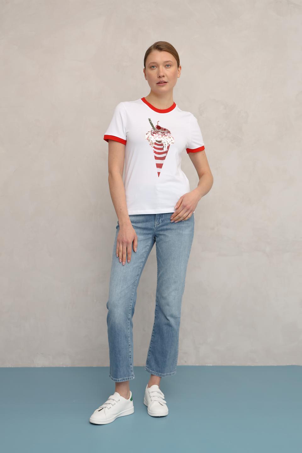 Футболка Rich and Royal с принтом