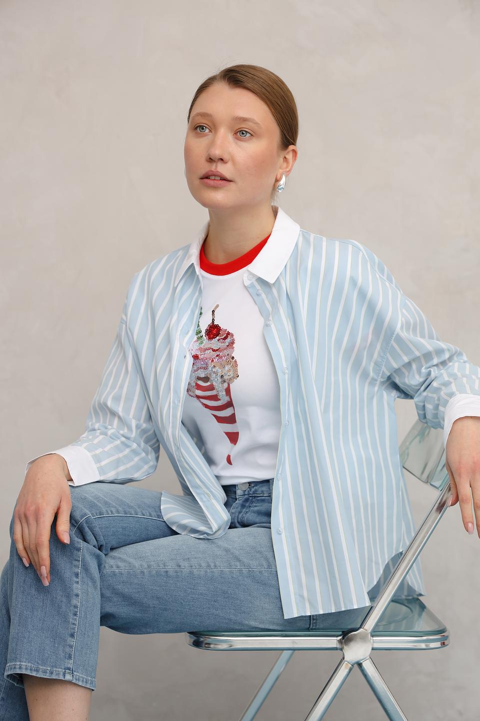 Футболка Rich and Royal с принтом