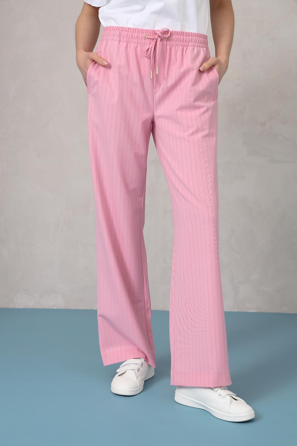 Брюки палаццо Rich and Royal розовые