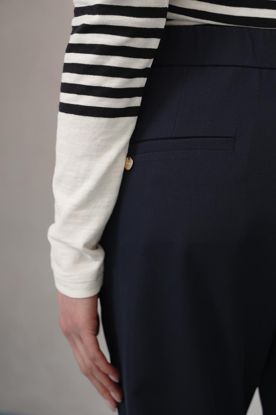 Брюки классические Rich and Royal темно-синие