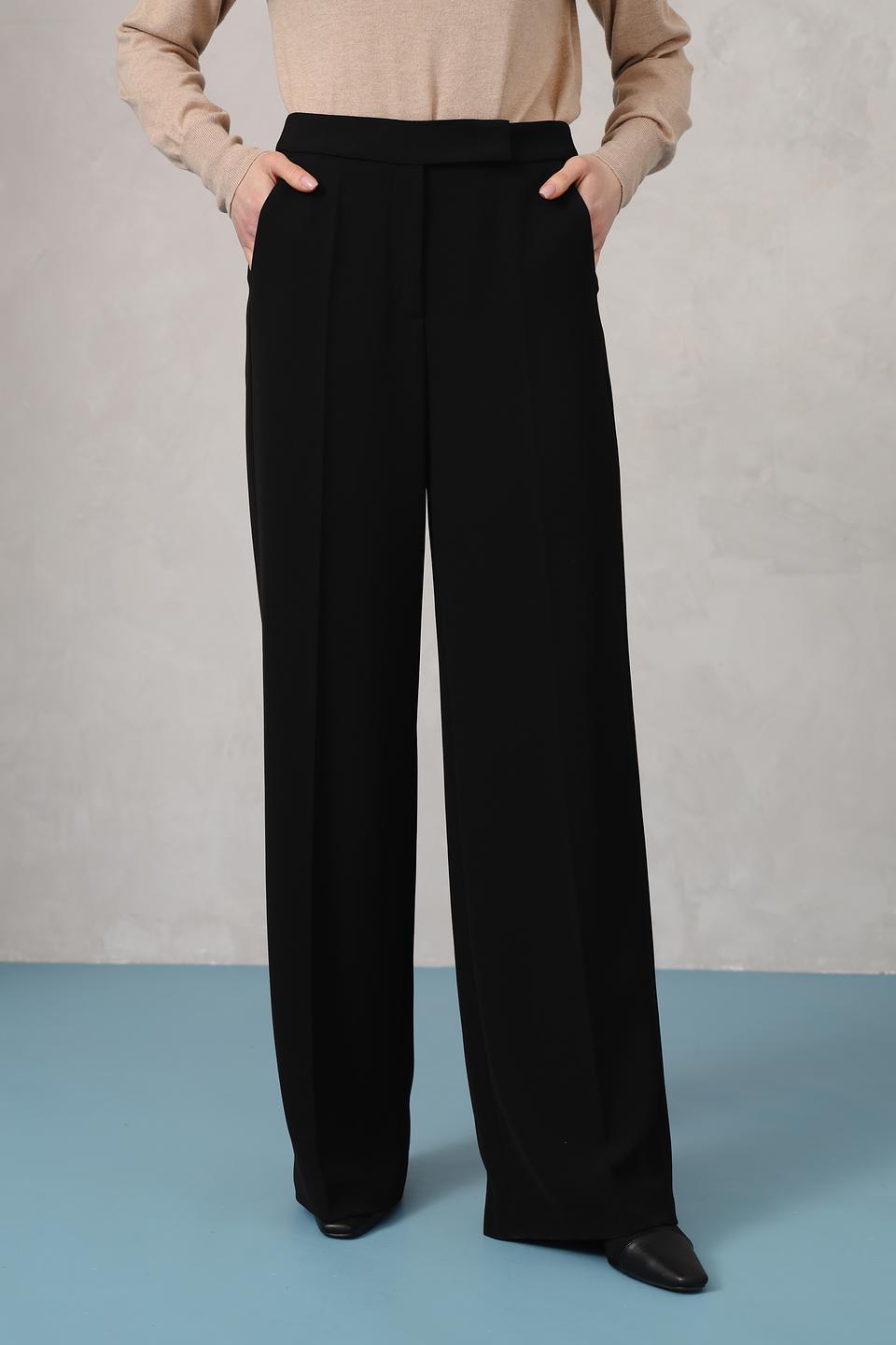 Брюки палаццо Luisa Cerano чёрные