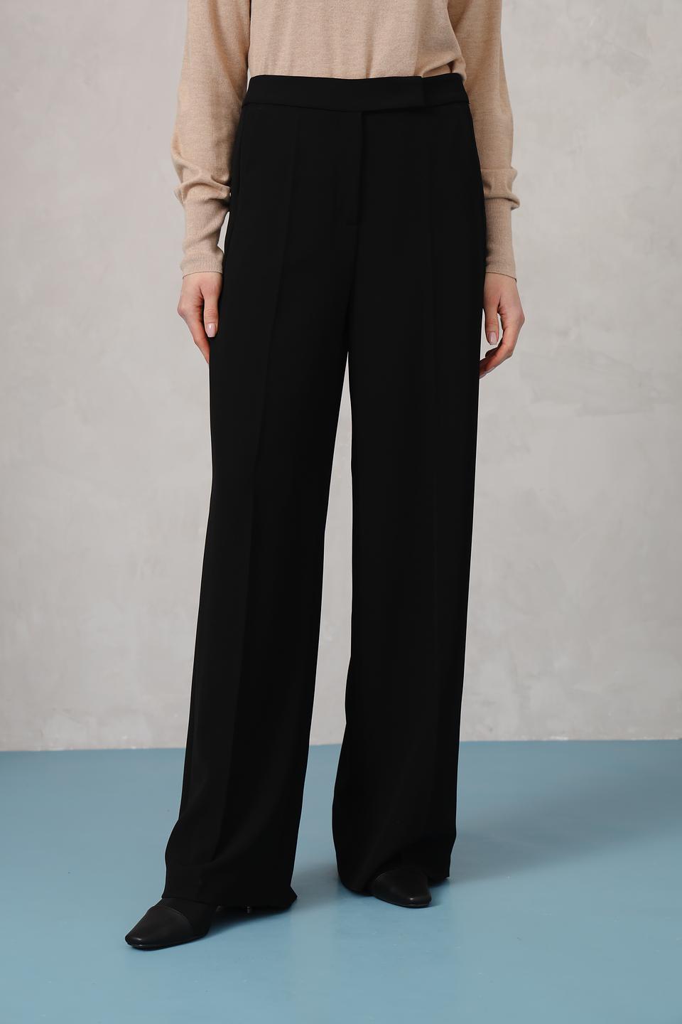 Брюки палаццо Luisa Cerano чёрные