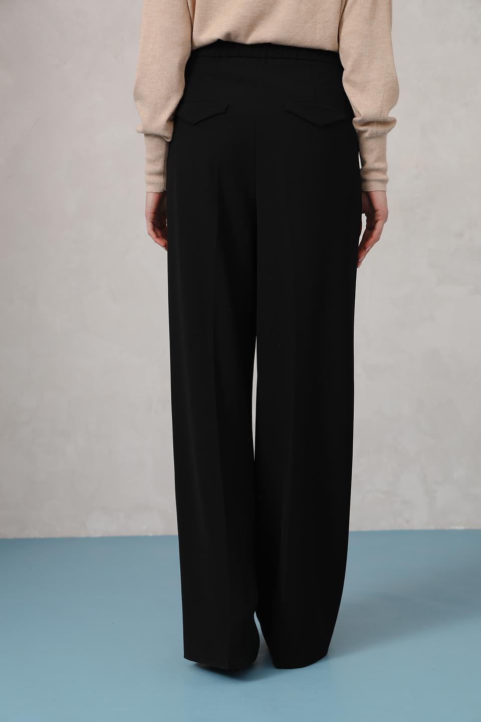 Брюки палаццо Luisa Cerano чёрные