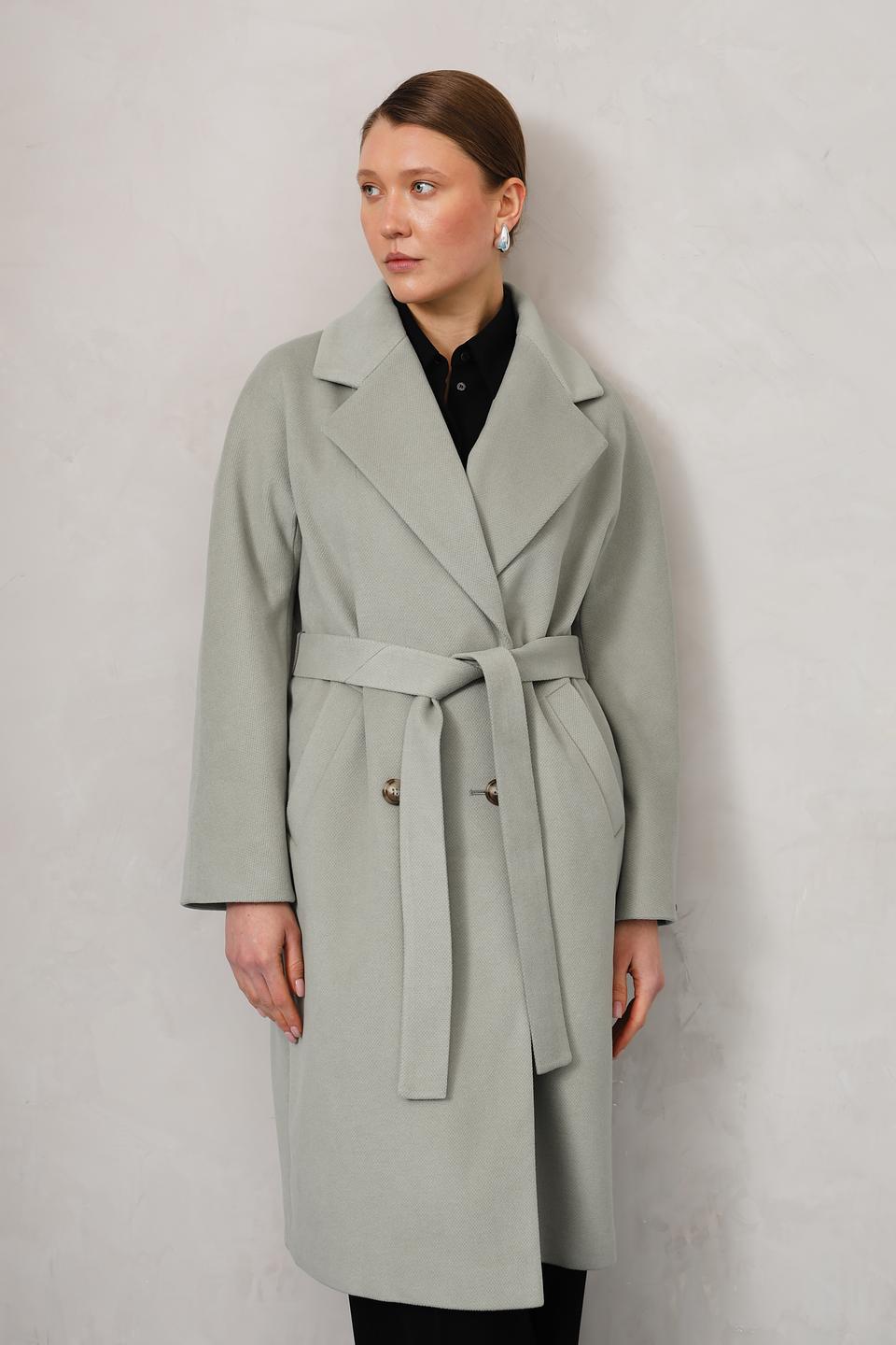 Пальто Electra style светло-серое