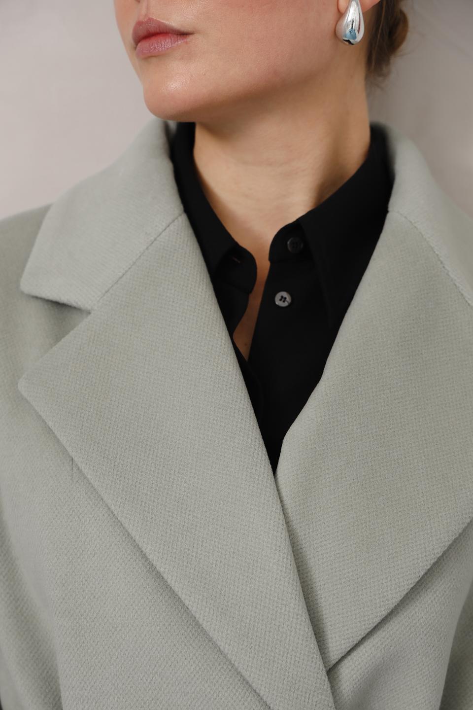 Пальто Electra style светло-серое