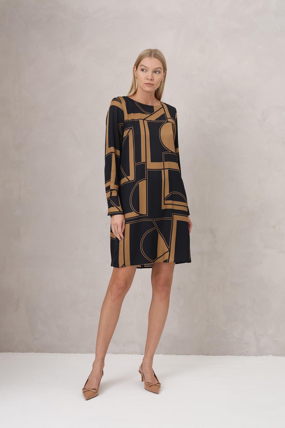 Платье Marc O Polo с геометрическим принтом