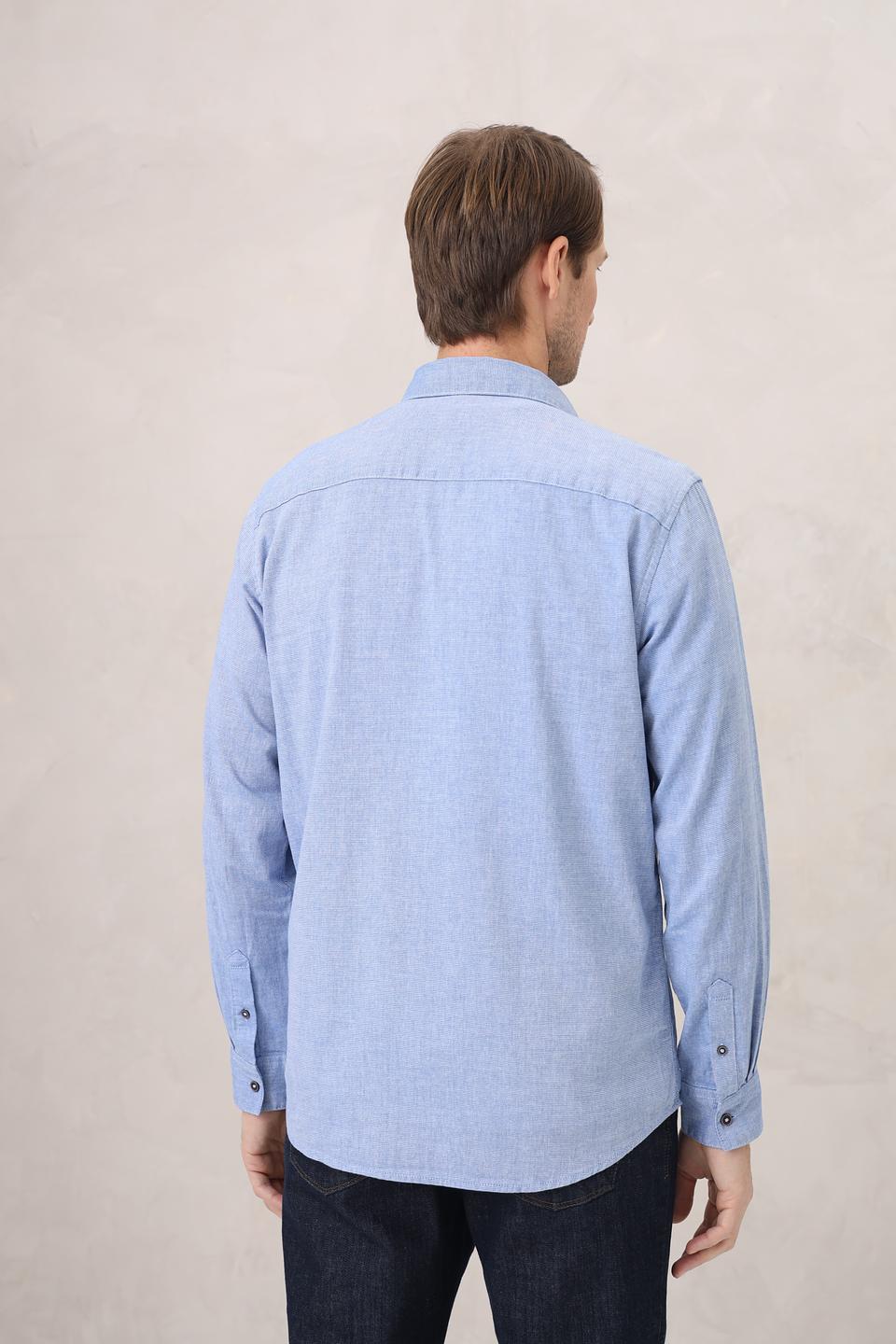 Рубашка дл Tom Tailor голубая