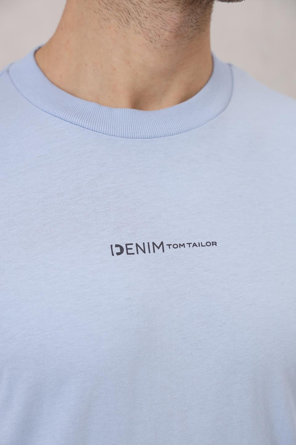 Футболка Tom Tailor denim голубая