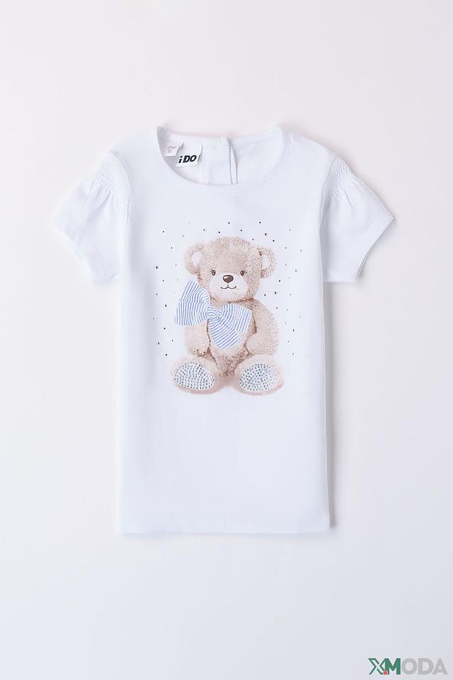 Футболка Ido с мишкой белый